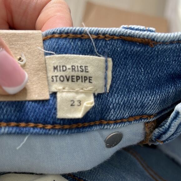 NWT Madewell Mid Rise Stovepipe Jeans - Picture 11 of 13